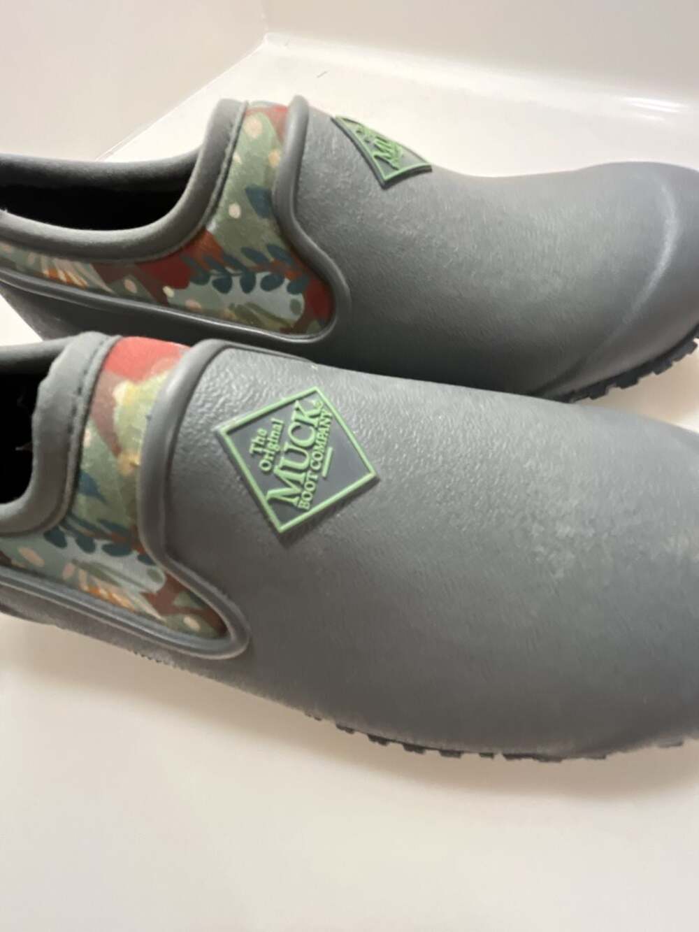 Muck Boot Women's Muckster II Low Shoes Gray Green